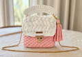 Sac Alba - Prêt à expédier | Blanc/Rose bonbon